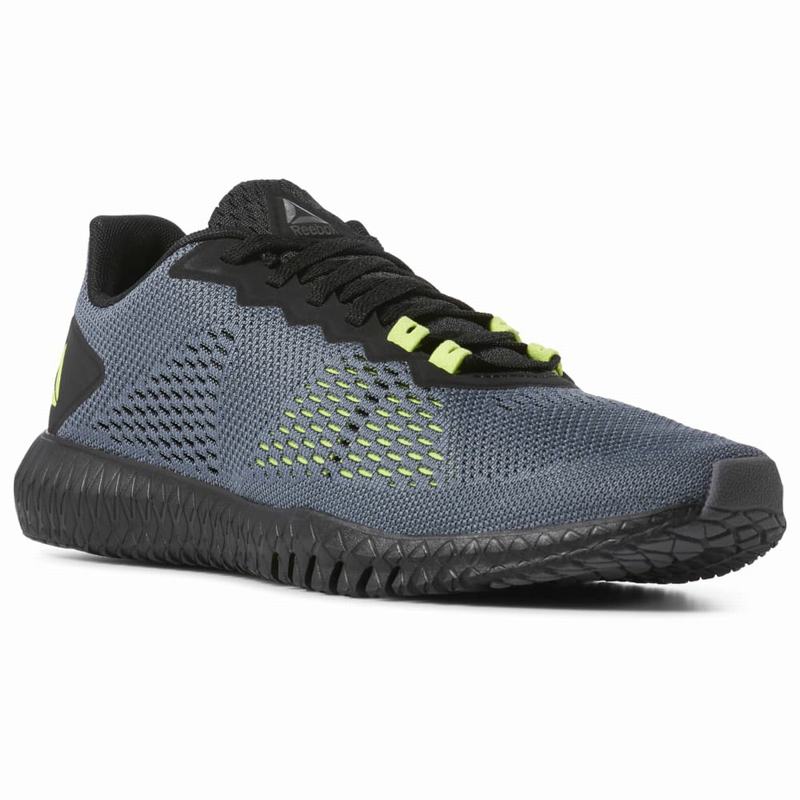 Adidasi Training Reebok Flexagon Barbati Gri/Negrii/Verzi Deschis Romania CU1379DO